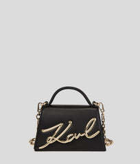Karl Lagerfeld Ladies Karl Signature Crossbody Bag In Black