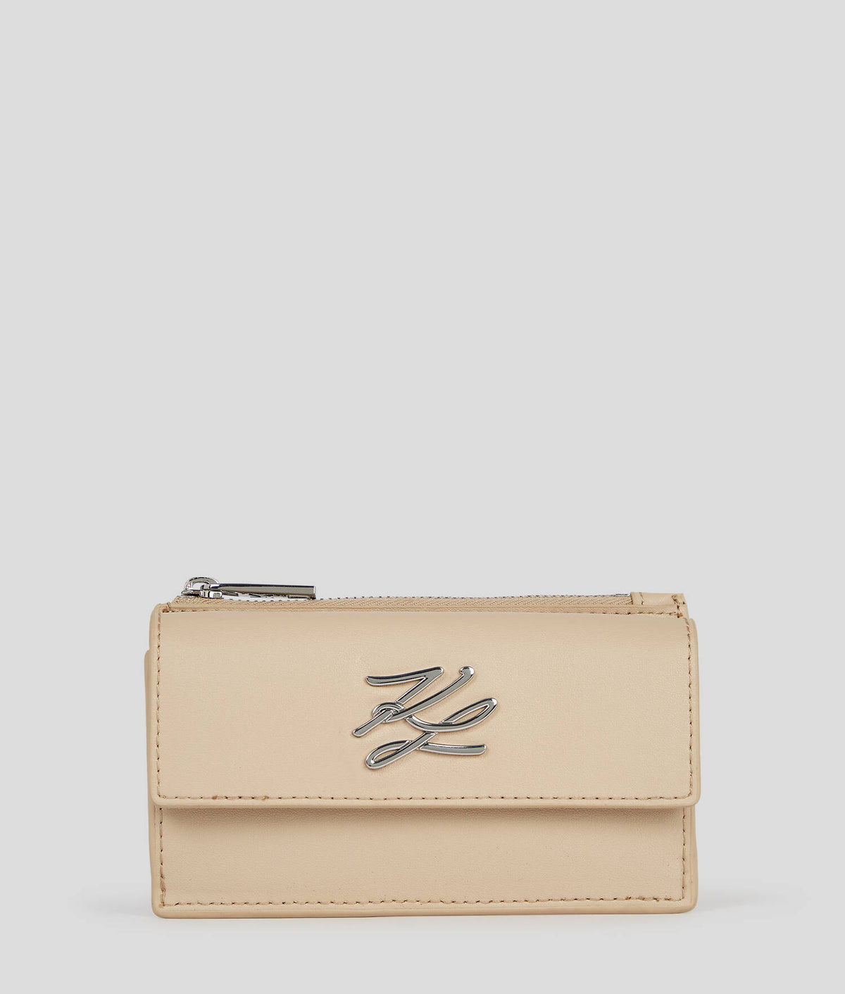 Karl Lagerfeld A1W32058 K/Autograph Zip Card Holder Beige