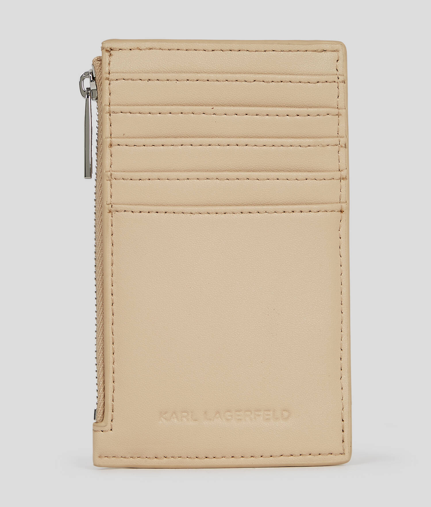 Karl Lagerfeld A1W32058 K/Autograph Zip Card Holder Beige