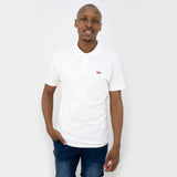 Levis Ama Housemark Polo In White