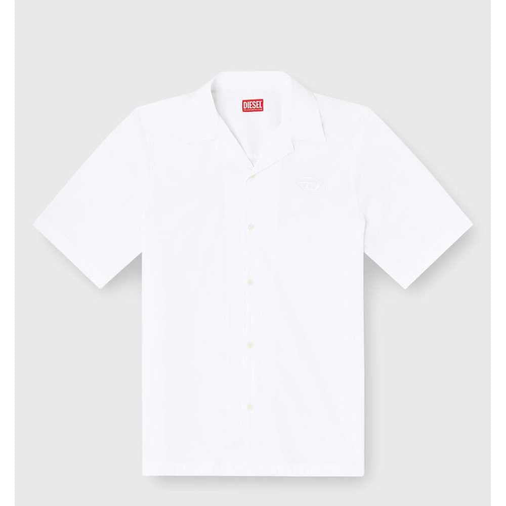 Diesel Mens S-Mac-Gsbh Shirt In White