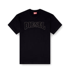 Diesel Mens T-Norm-V10 Regular T-Shirt 9Xx Black