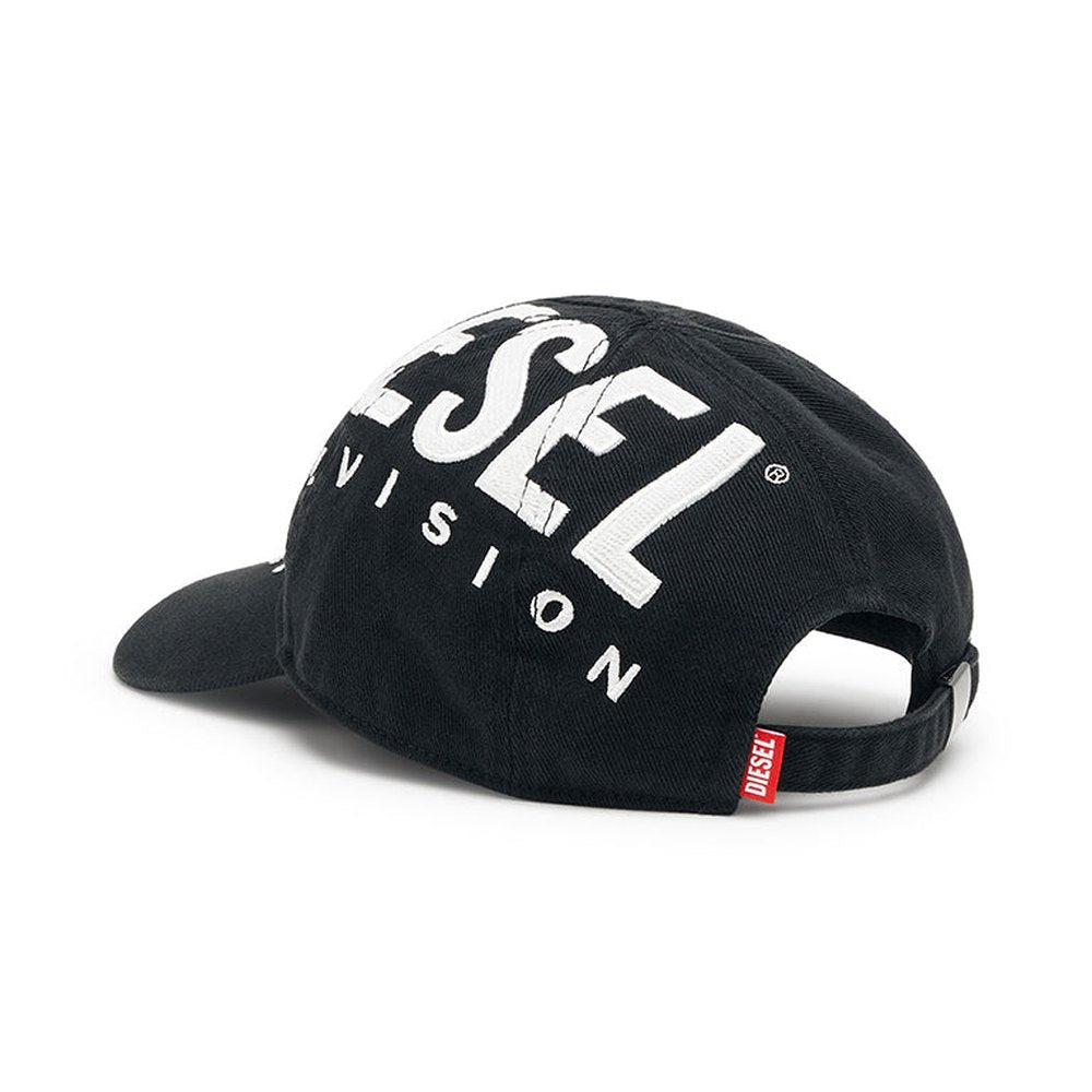 Diesel Mens C Div Cap In Black/Red/White
