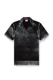 Diesel Mens Lawrie Knitwear Golfer In Charcoal Black