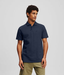 Karl Lagerfeld Mens Kameo Logo Golfer In Navy