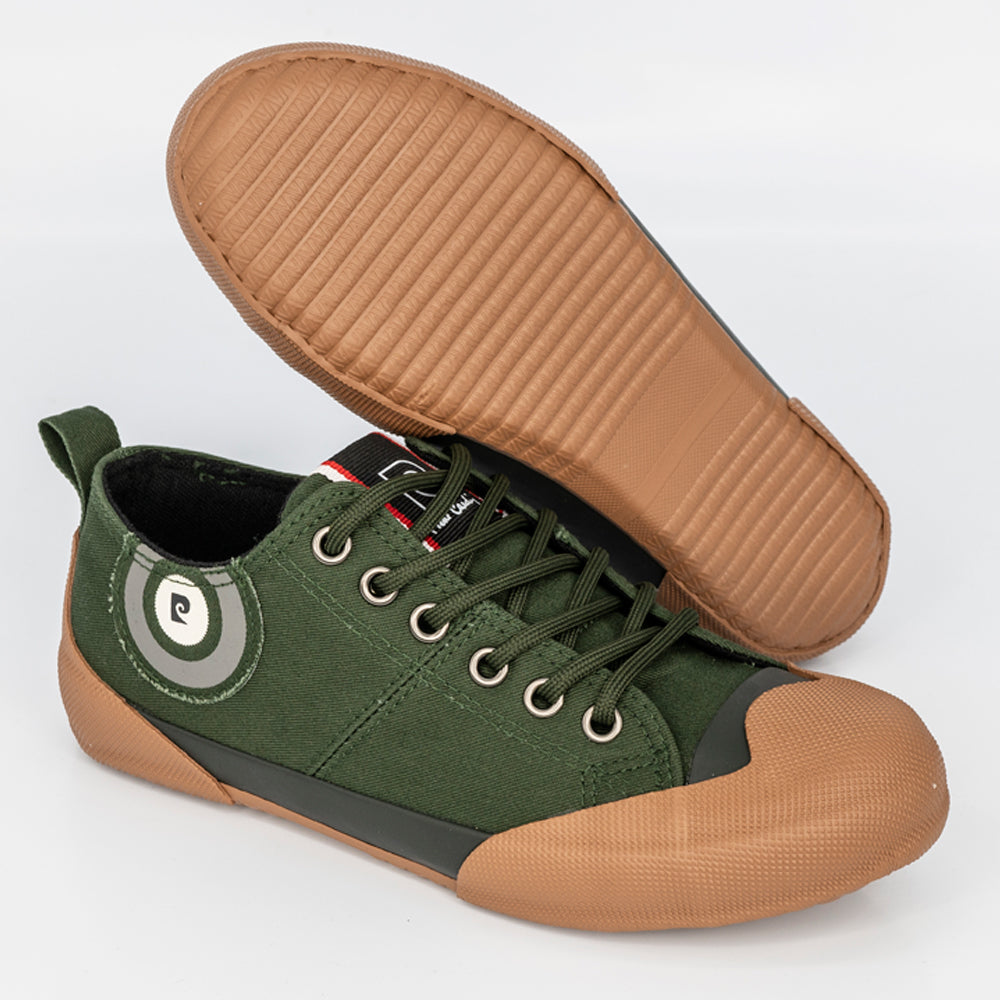 Pierre Cardin Boys Kicks Shoes In Olive