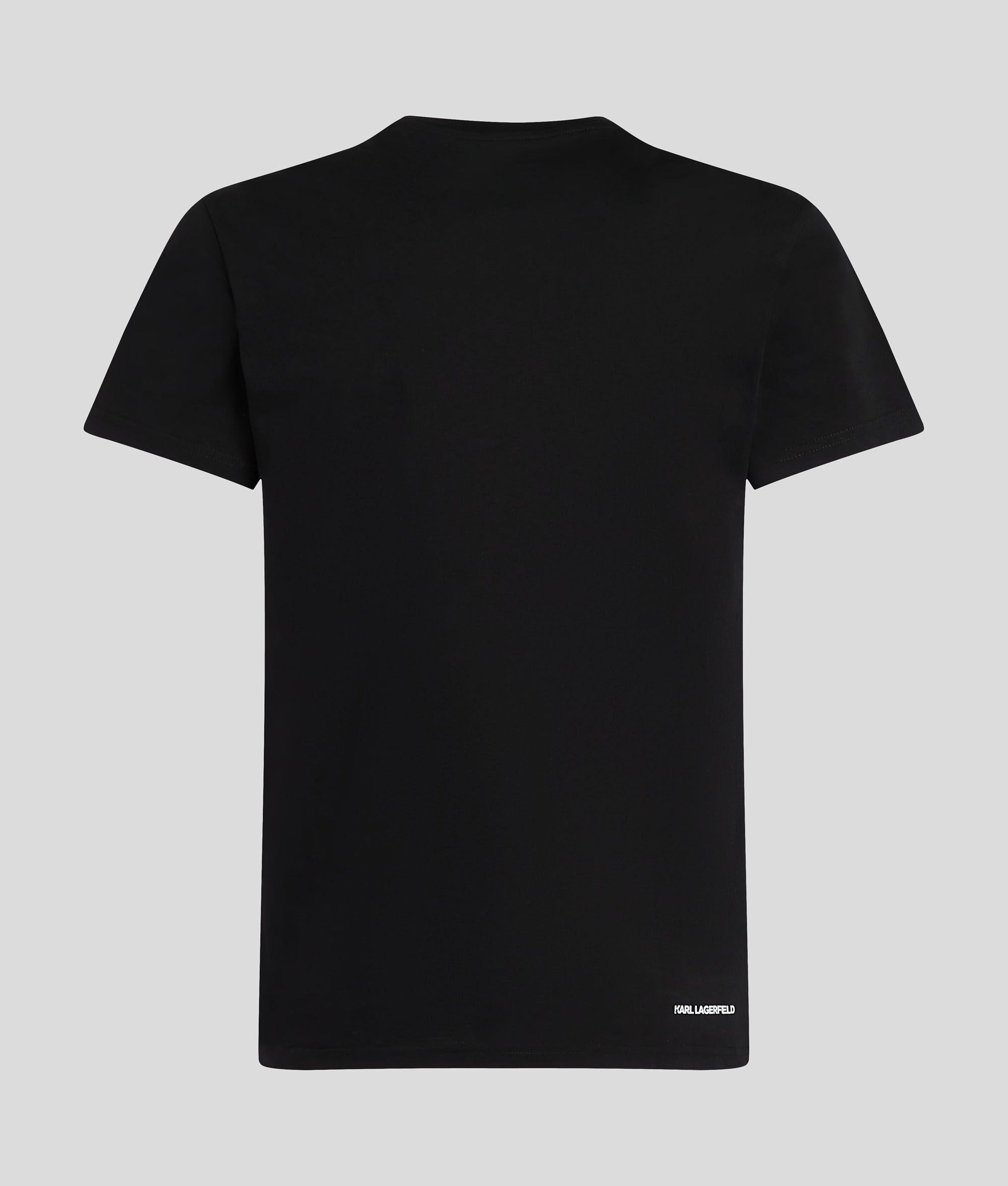 Karl Lagerfeld Mens Slim Fit T-Shirts In Black