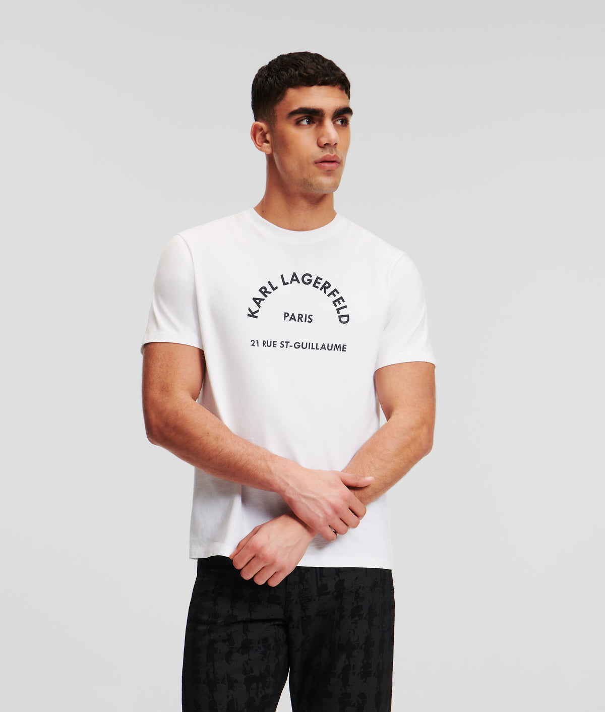 Karl Lagerfeld Mens Relax T-Shirts In White
