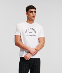 Karl Lagerfeld Mens Relax T-Shirts In White
