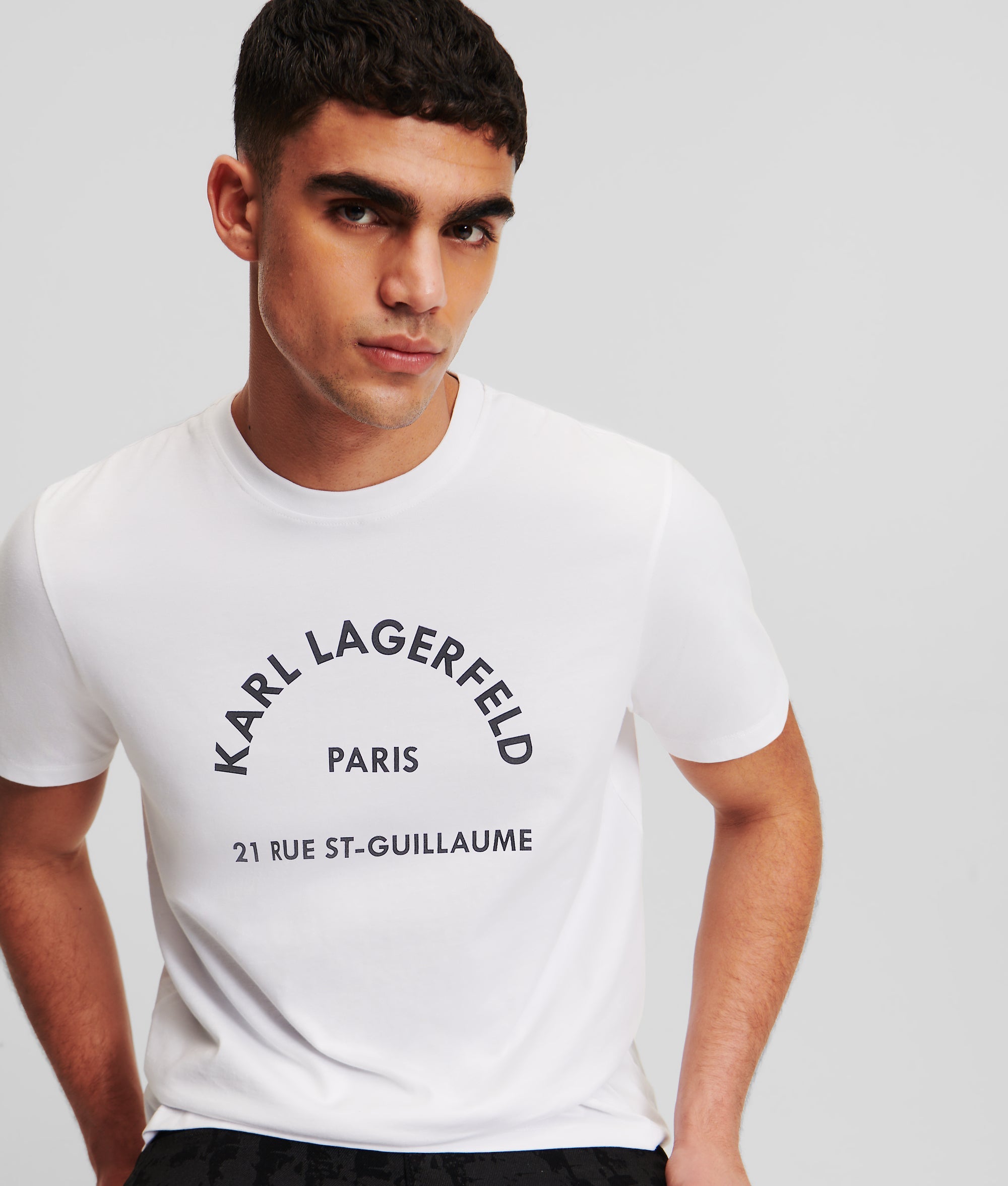 Karl Lagerfeld Mens Relax T-Shirts In White