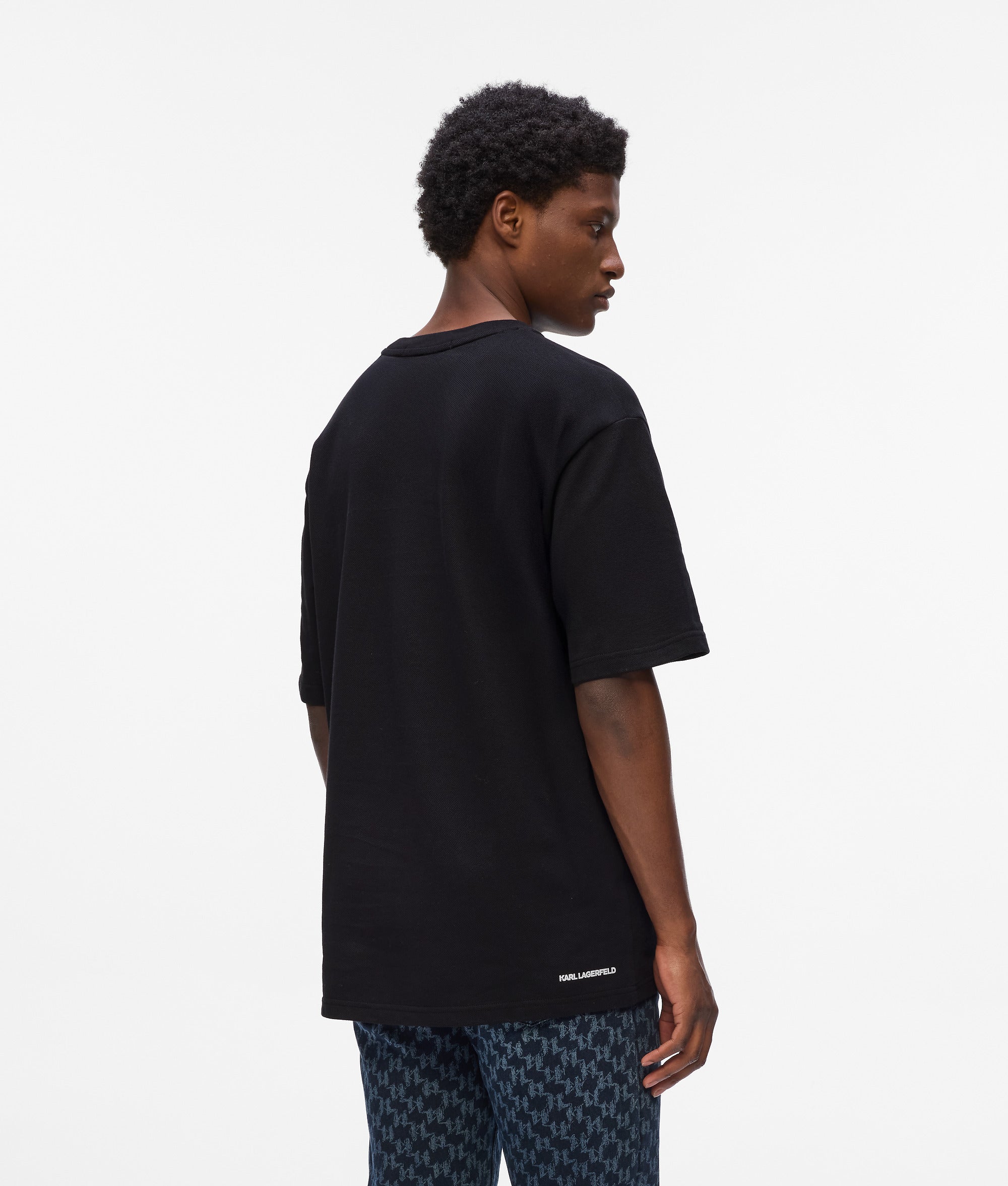 Karl Lagerfeld Mens T-Shirts In Black