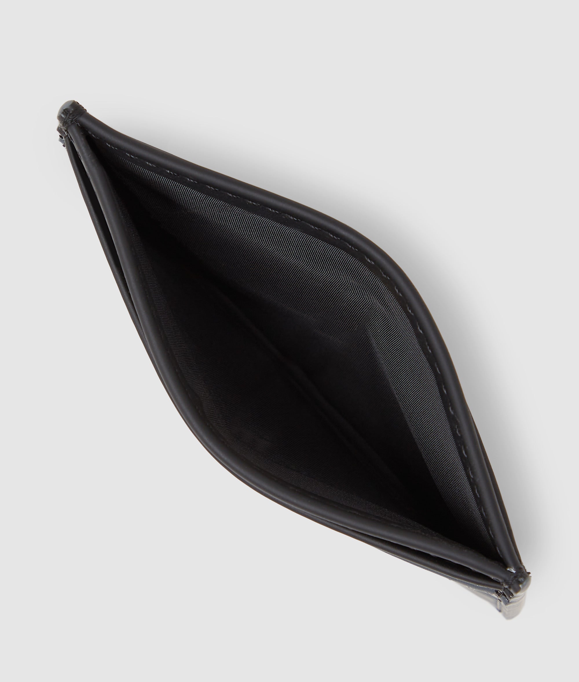 Karl Lagerfeld K Monogram Mens Weatherproof Card Holder In Grey & Black