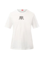 Diesel A150200Grai M -T-Adjust -K10 T-Shirt 100 White