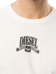 Diesel A150200Grai M -T-Adjust -K10 T-Shirt 100 White