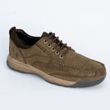 Hush Puppies Mens Pumba Leather Shoes Brown