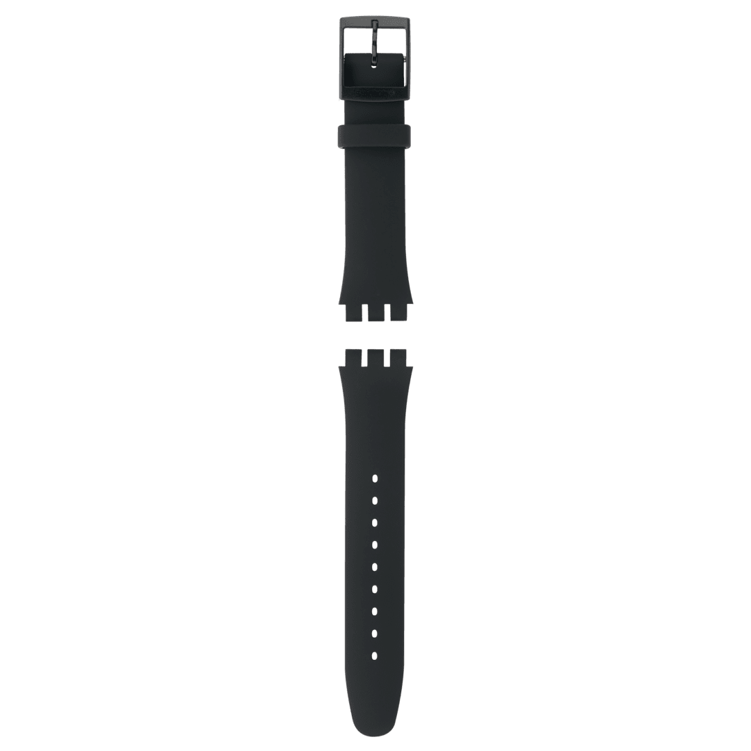 Swatch New Gent Black Polymer Strap