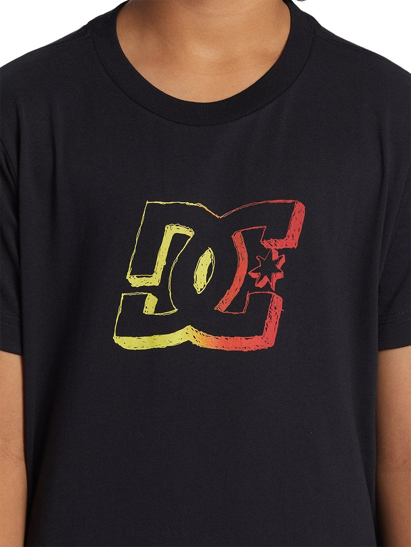 DC Boys Ball Point T-Shirt In Black