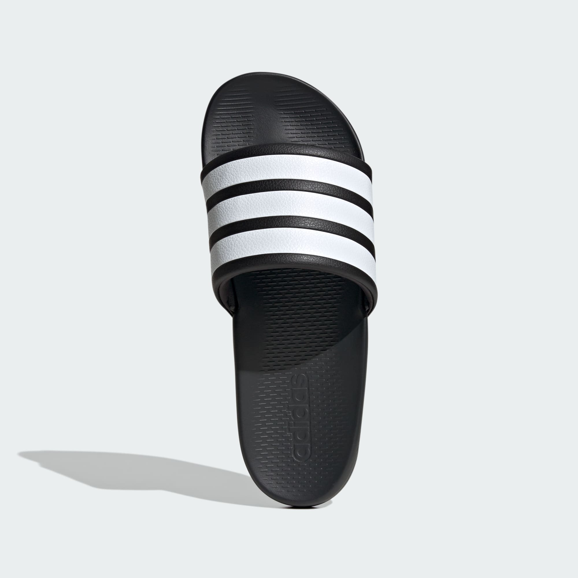 Adidas Black Adilette Comfort 2.0 Slides