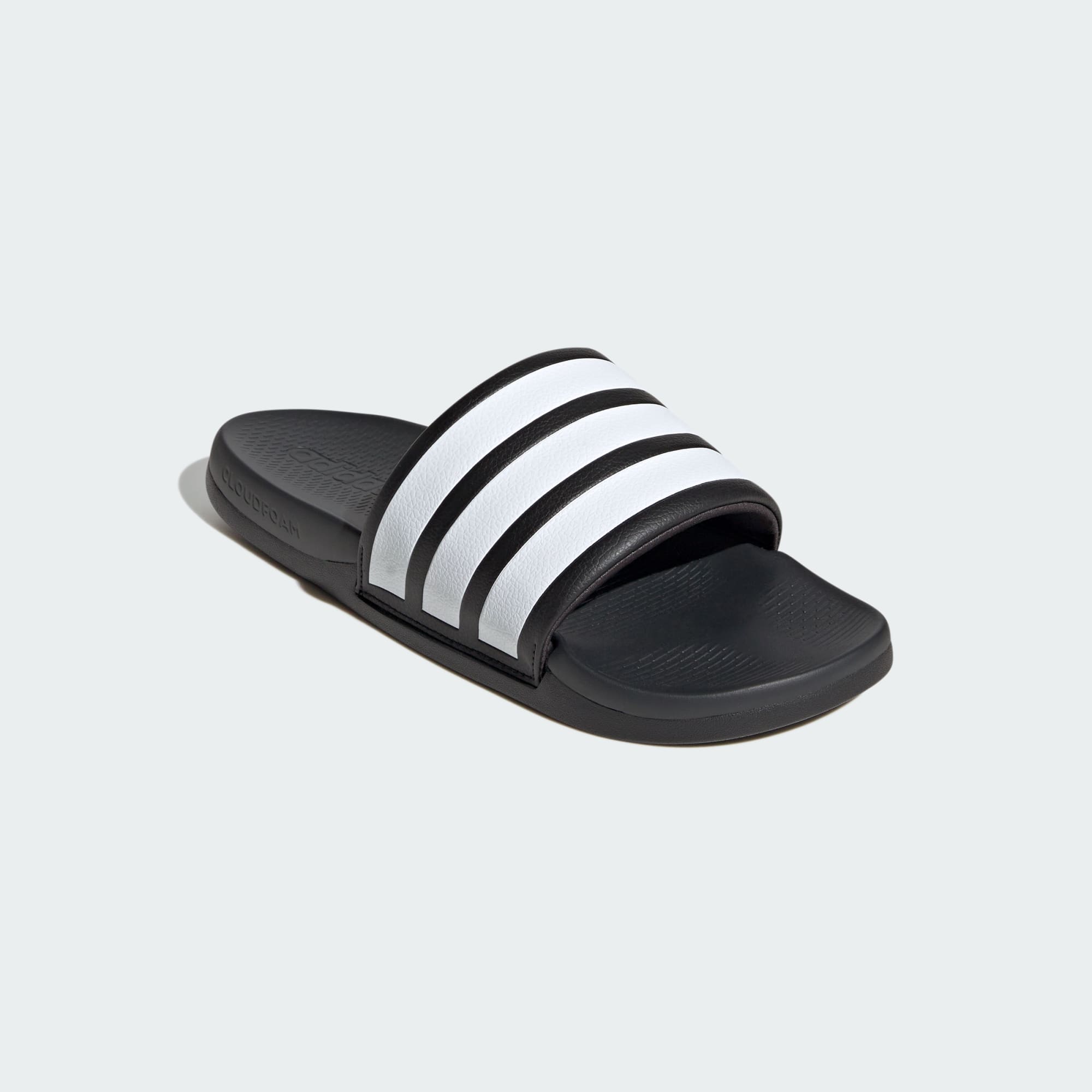 Adidas Black Adilette Comfort 2.0 Slides