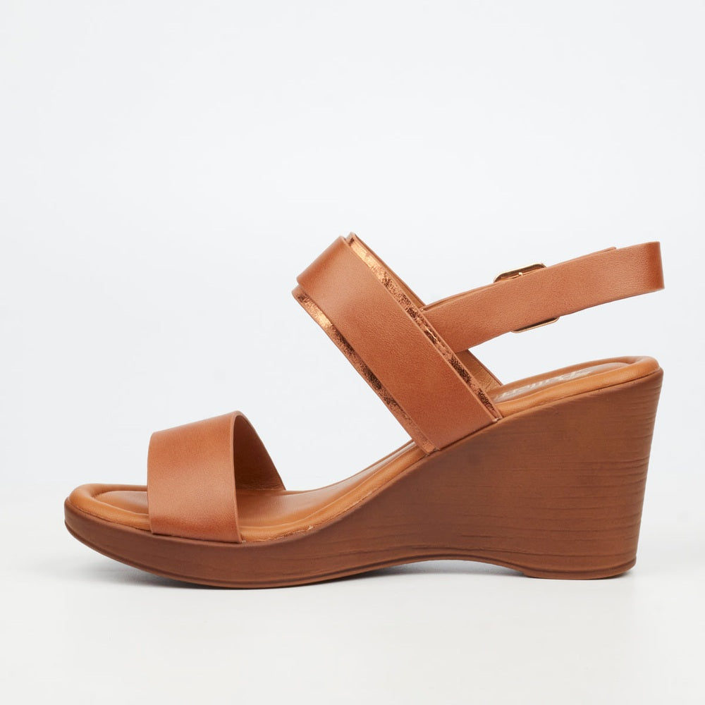 Butterfly Feet Ladies Allora 4 Shoes In Tan