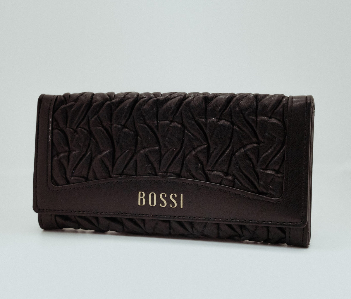 Bossi Womens Alessia Rouged Purse In Black