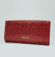 Bossi Womens Alessia Rouged Purse In Red