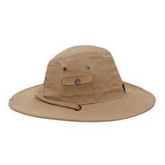 Jeep Unisex Wide Brim Sun Hat In Brown