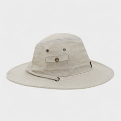 Jeep Unisex Wide Brim Hat In Khaki