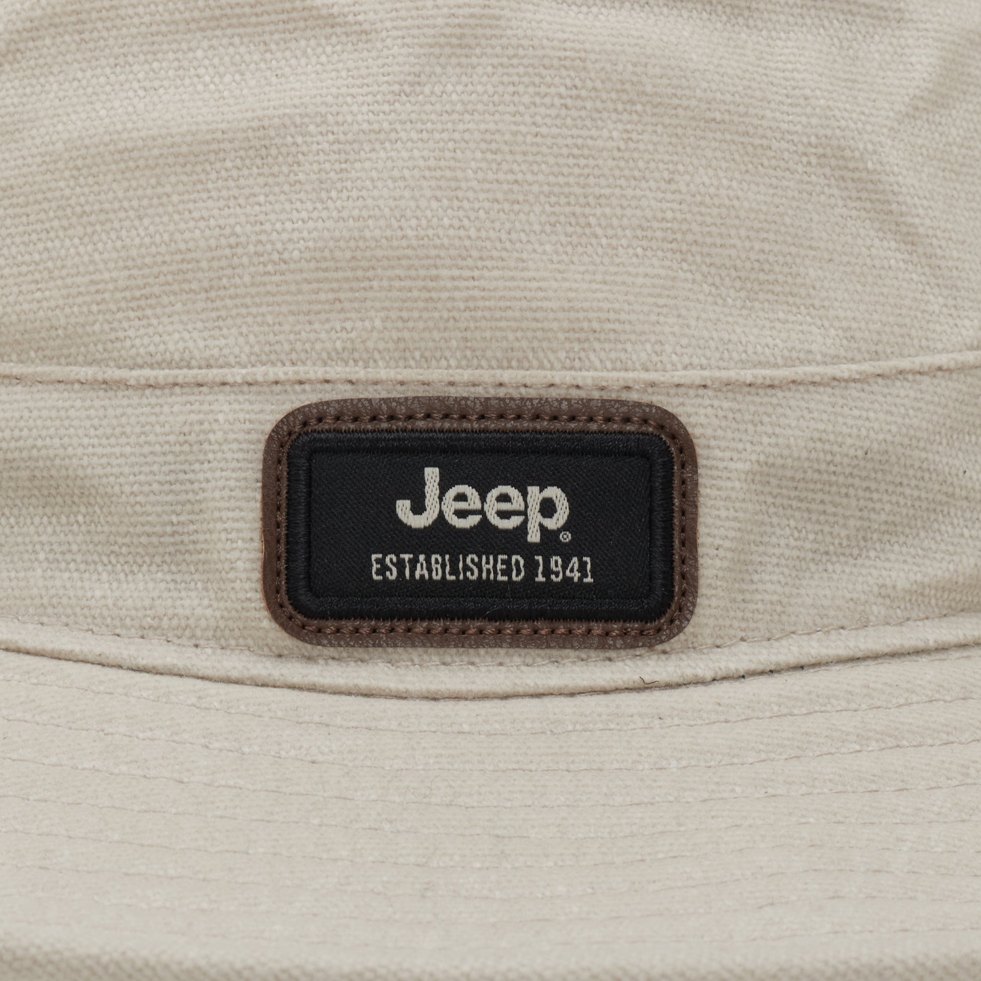 Jeep Unisex Wide Brim Hat In Khaki