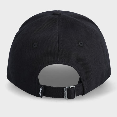 Jeep Unisex Basic Branded Peak Headwear Black