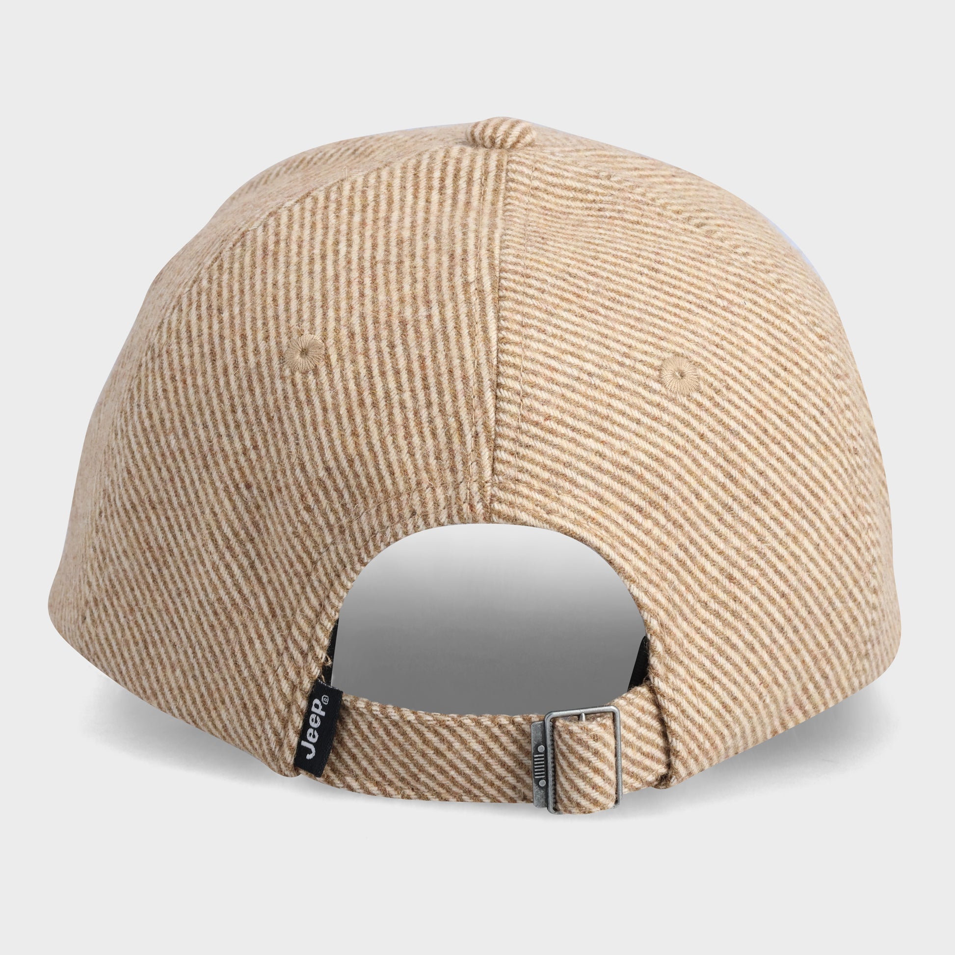 Jeep Unisex Basic Branded Peak Headwear Stone