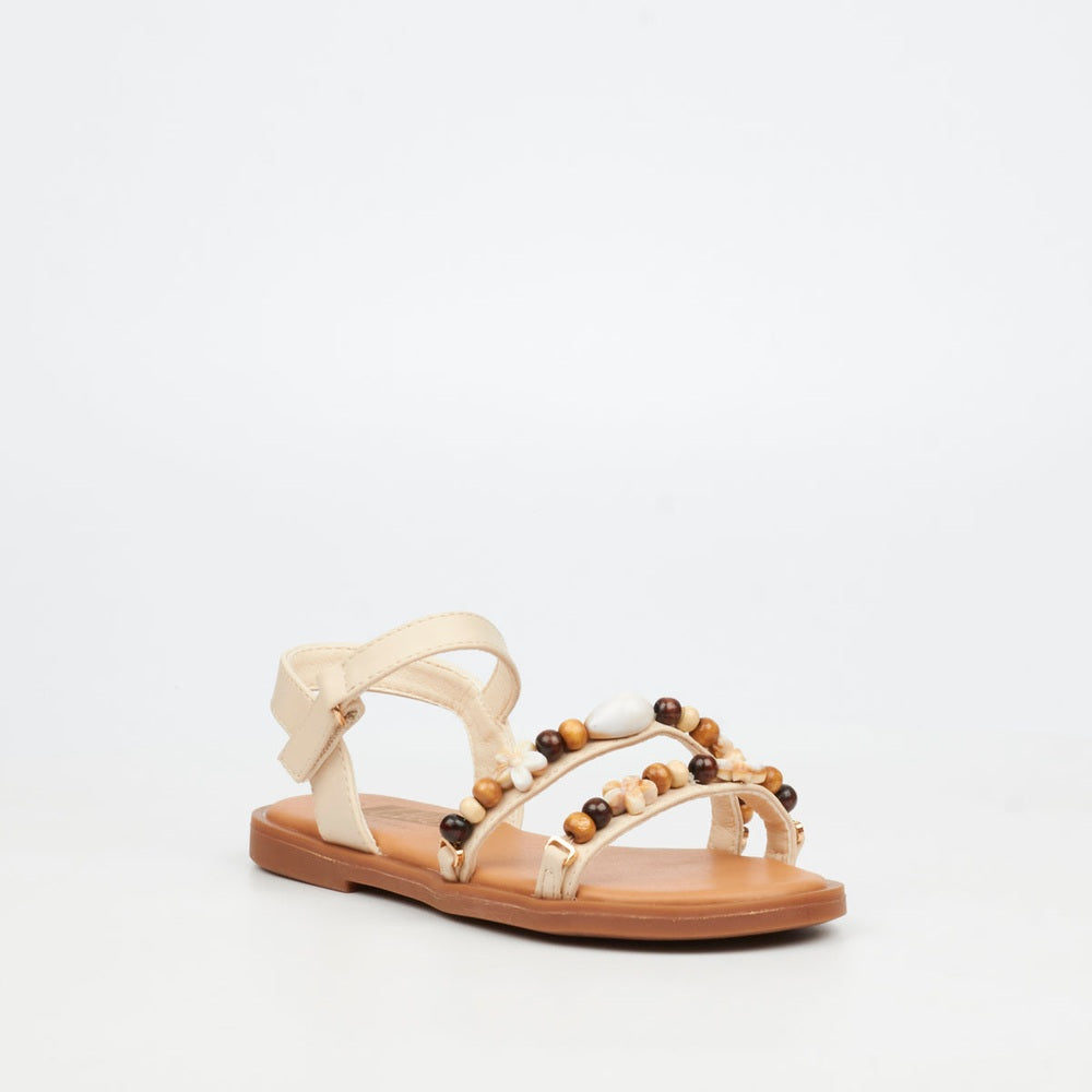Little Miss Black Girls Anna 1 Sandals In Natural