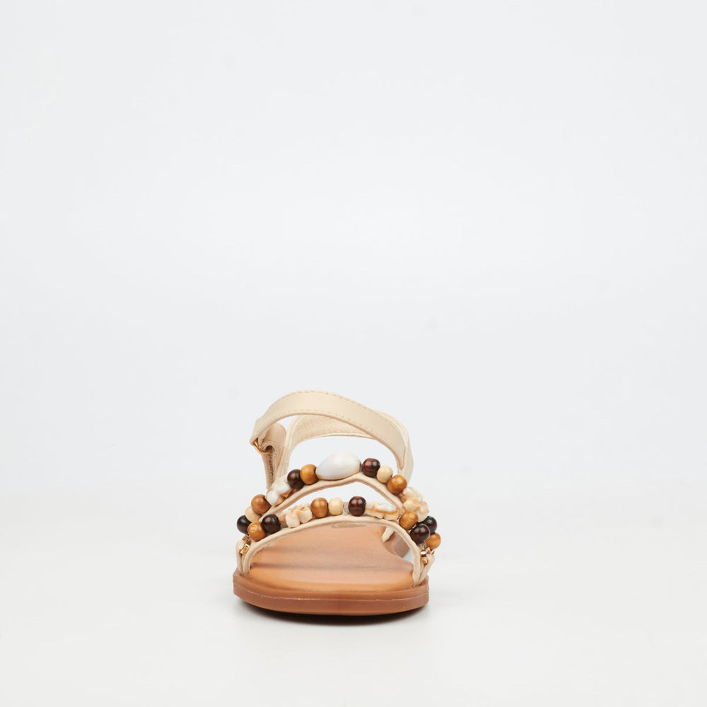 Little Miss Black Girls Anna 1 Sandals In Natural