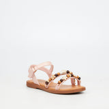 Little Miss Black Kids Anna 1 Sandals In Pink