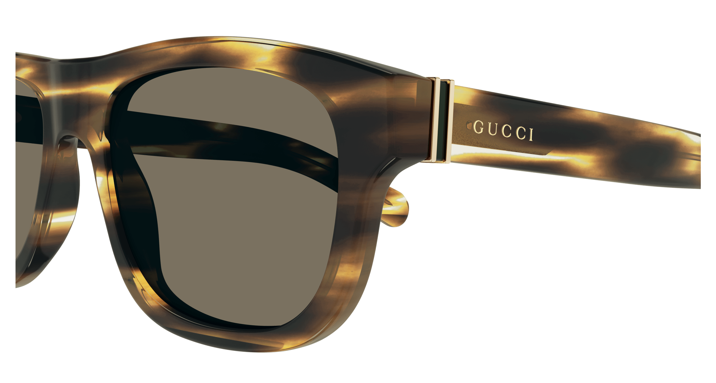 Gucci Mens Havana Brown Sunglasses