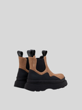 Replay Womens Artic Nubuck Chelsea Boots In Camel/Black
