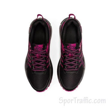 Asics Womens Trail Scout 2 Shoes In Black/Fuchsia Red