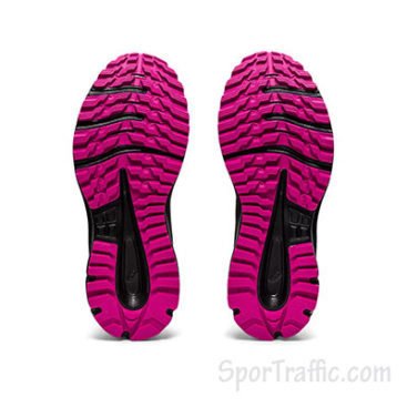 Asics Womens Trail Scout 2 Shoes In Black/Fuchsia Red