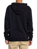 RVCA Mens Big Rvca Logo Hoodie In Black