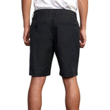 Rvca Mens Back In Hybrid Shorts In Black