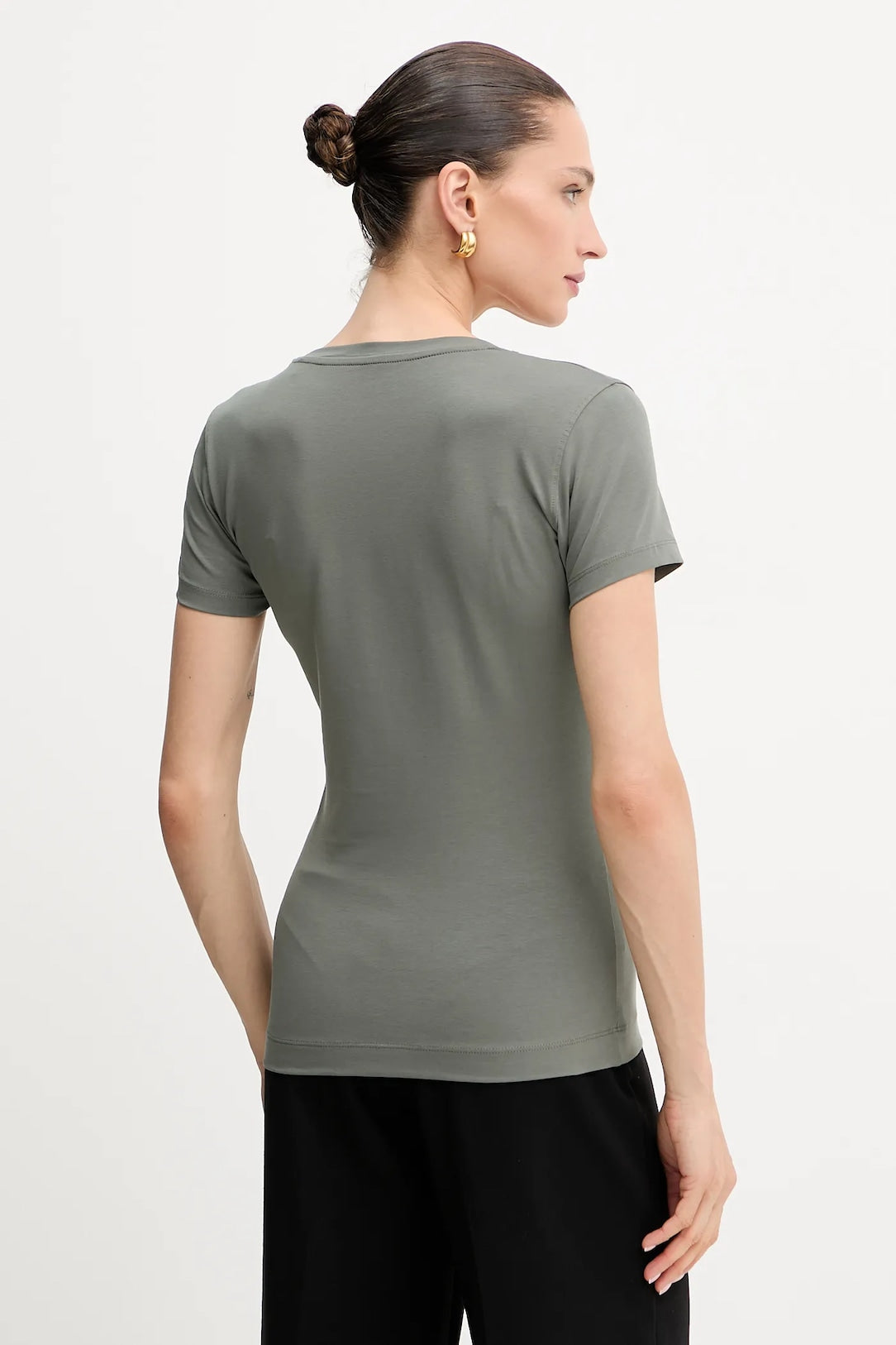 Guess Womens Animal Boxy Print t-Shirts In Green