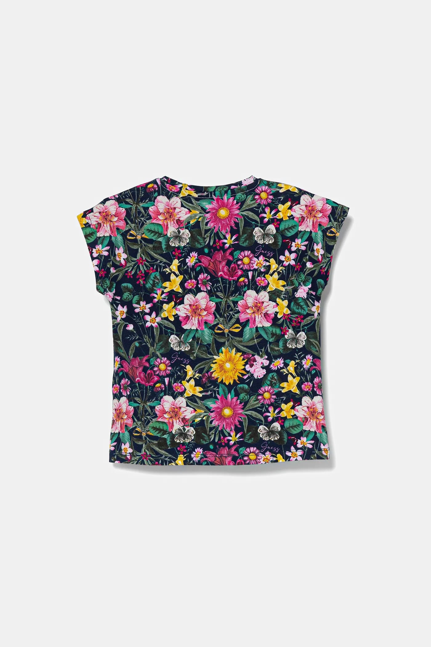 Guess Girls T-Shirt In Navy/Multi