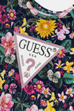 Guess Girls T-Shirt In Navy/Multi