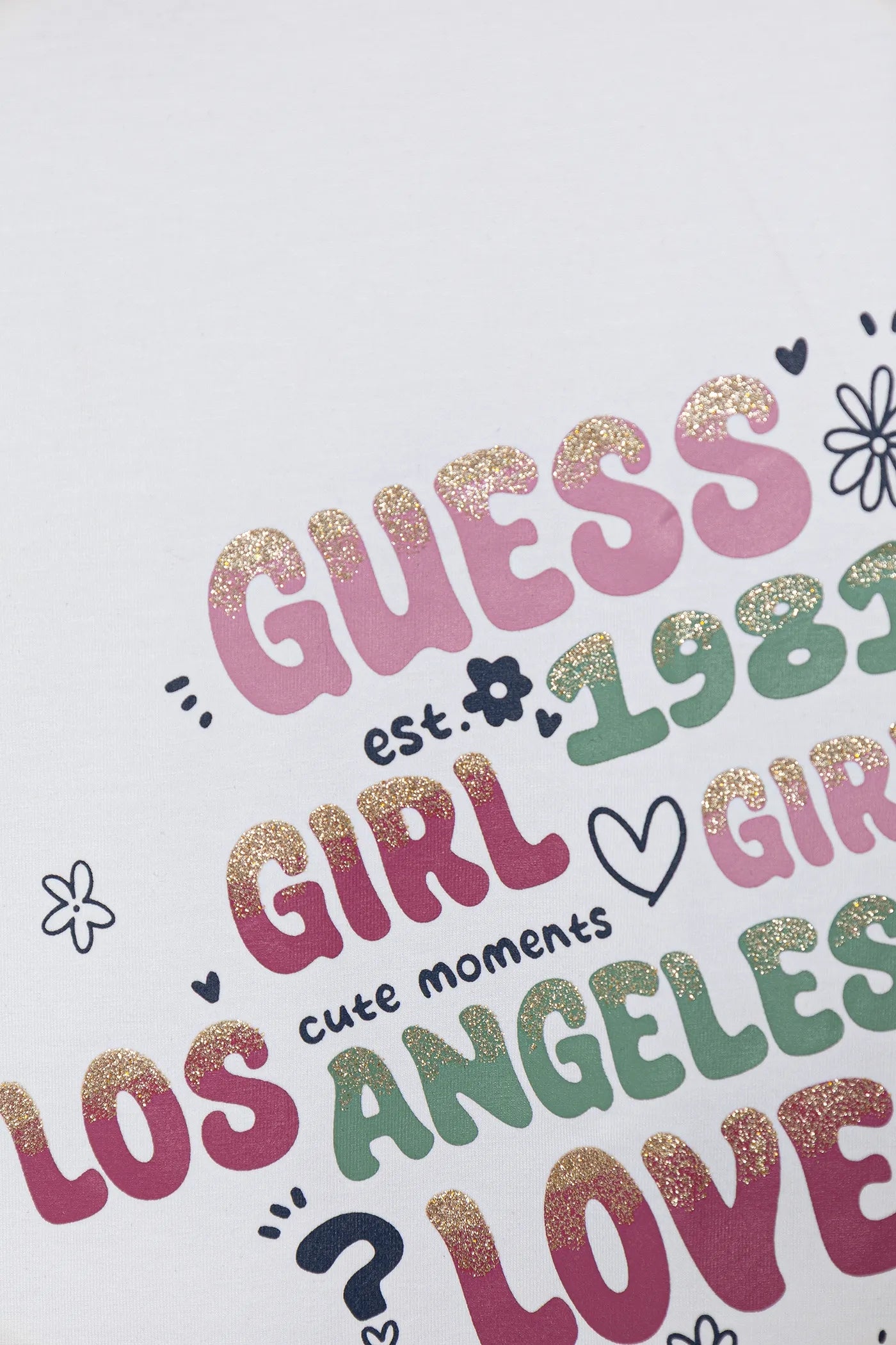 Guess Girls T-Shirt In White