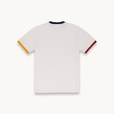 Tshepo Jeans Plain Flag Ribbed T-Shirt White