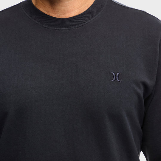 Hurley Mens Everyday Crew Sweatshirt Black