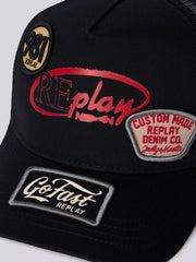 Replay Mens 098 Caps In Black