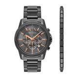 Armani Exchange Banks Classic Watch In Gunmetal