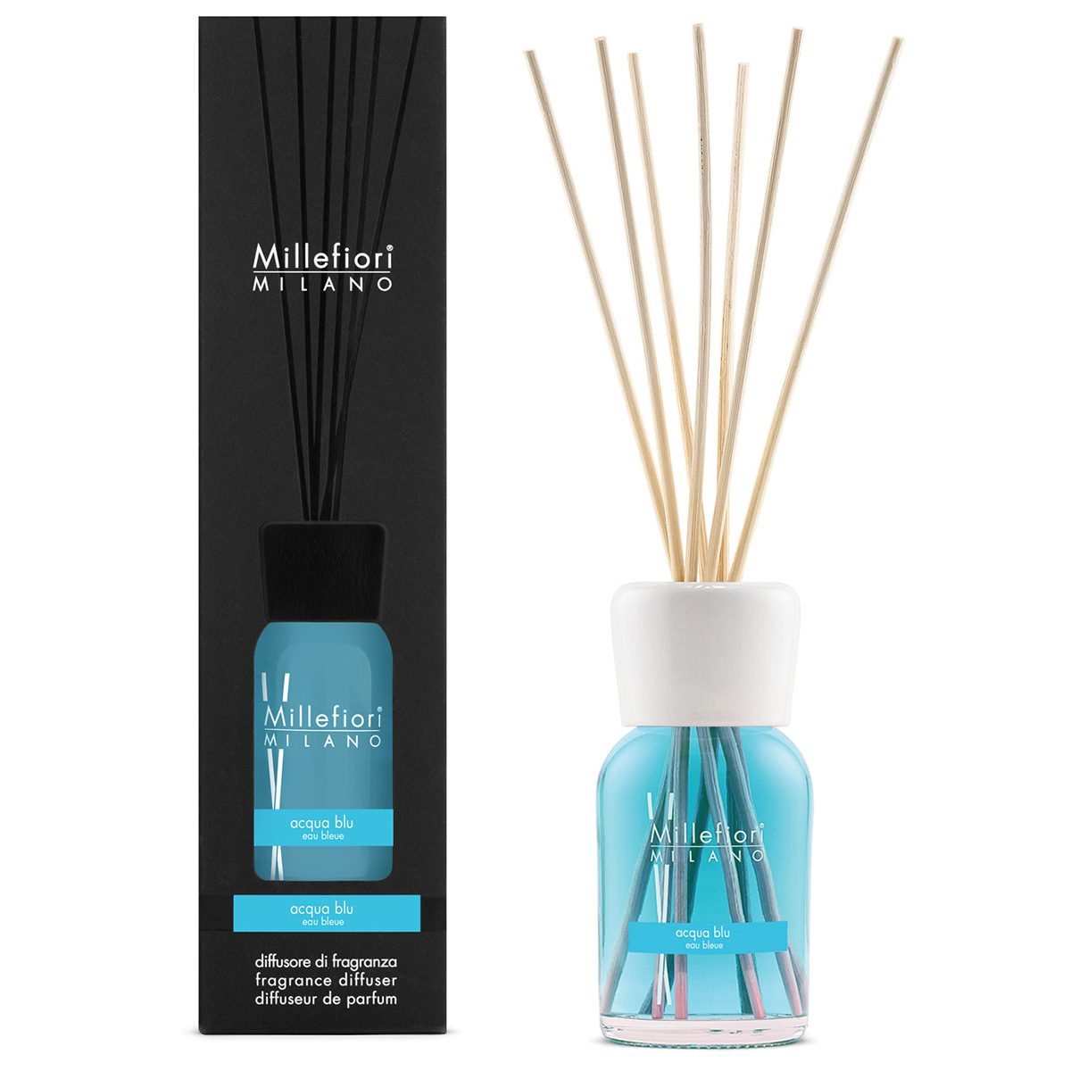 Millefiori Natural Diffuser In Acqua Blu