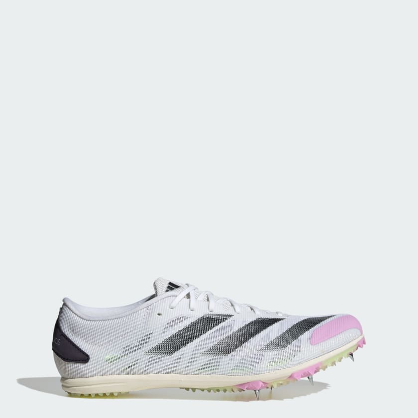 Adidas Adizero Track Shoes White Multi